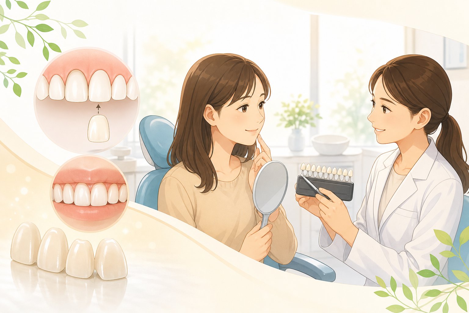 被せ物の色が周りの歯と合わない—新子安でセラミック治療前に確認すること